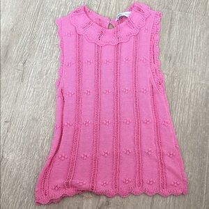 Zara Vibrant Pink Knit Top